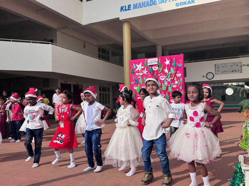 🎄🎅 Christmas Day Celebration at KLE Mahadevappanna Munavalli School Gokak 🎅🎄