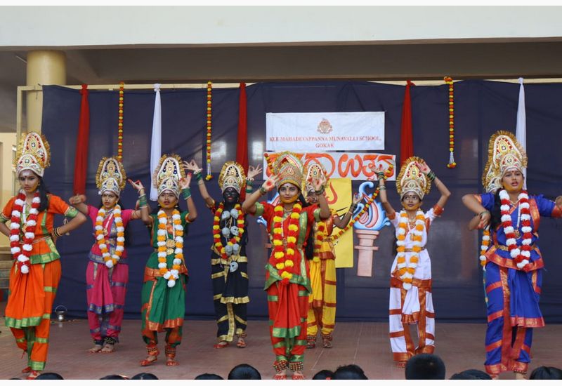 Dussehra Celebration at KLE Mahadevappanna Munavalli School, Gokak