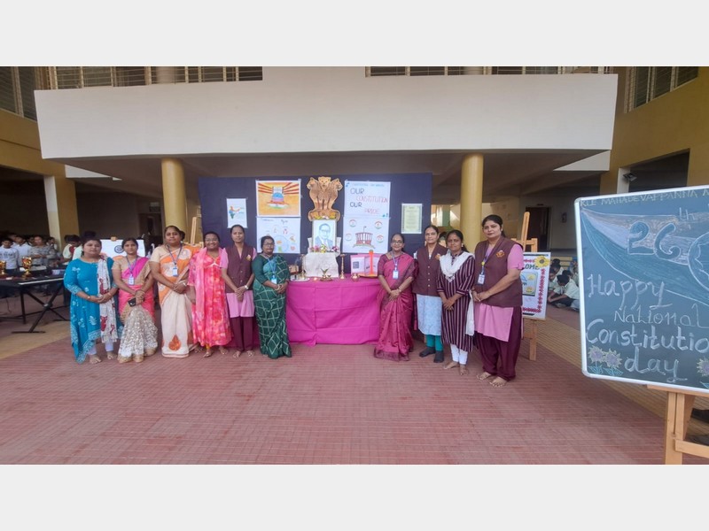 National Constitution Day Celebration at KLE Mahadevappanna Munavalli School, Gokak 🇮🇳📜