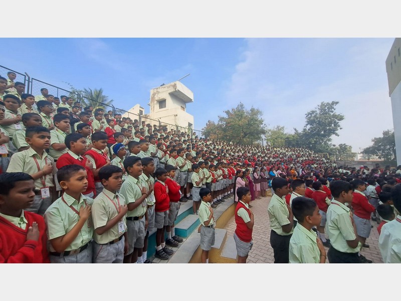 National Constitution Day Celebration at KLE Mahadevappanna Munavalli School, Gokak 🇮🇳📜