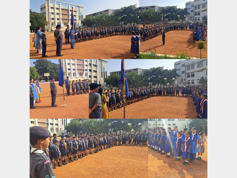 Scout and Guide Week 2024 at KLE Mahadevappanna Munavalli School, Gokak