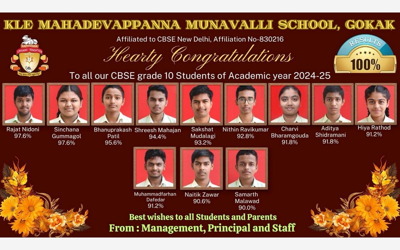 We are proud to share that our students of the Academic Year 2024–25 have achieved a 100% success rate in the AISSE 2025 Examination.