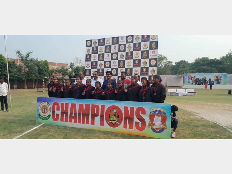 KLE Mahadevappanna Munavalli School Gokak shines at National Handball Tournament