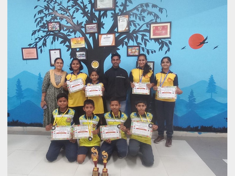 Inter-District Table Tennis 🏓 Competition held at Bal Bharati Public School, KUDGI