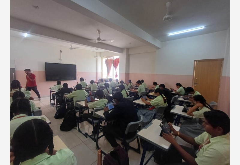 Career Guidance Session conducted by Marg for the enthusiastic students of Grade 9