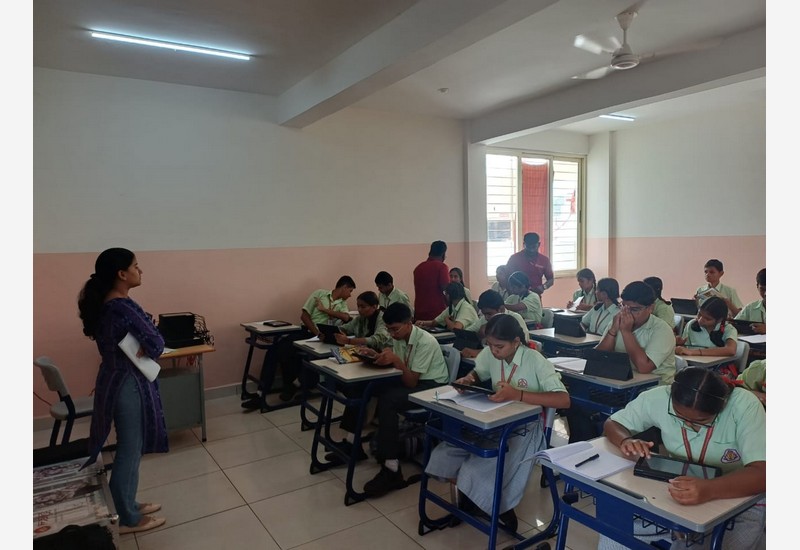 Career Guidance Session conducted by Marg for the enthusiastic students of Grade 9