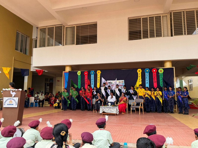 The Investiture Ceremony was held at KLE Mahadevappanna Munavalli School, Gokak