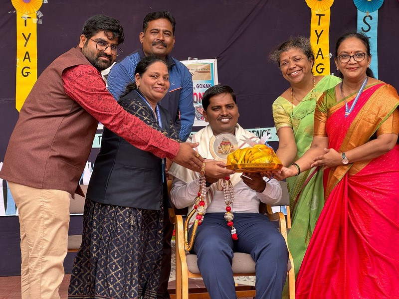 The Investiture Ceremony was held at KLE Mahadevappanna Munavalli School, Gokak