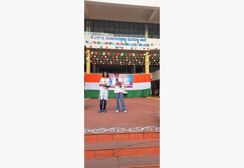 Republic Day Celebration at KLE Mahadevappanna Munavalli School