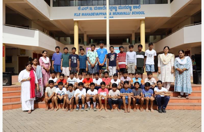 National Sports Day Celebration at KLE Mahadevappanna Munavalli School, Gokak