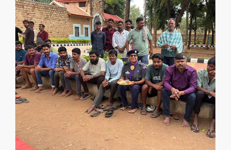 Raksha Bandhan Celebration at Gokak Sub-Jail