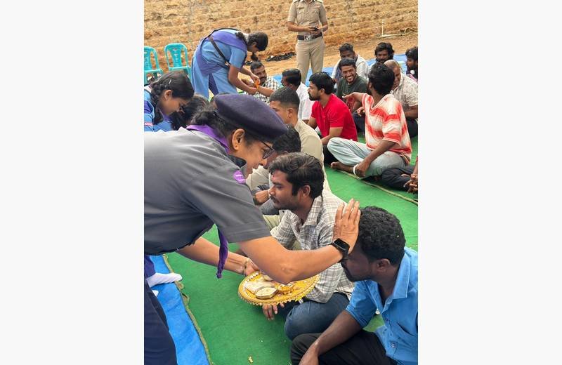 Raksha Bandhan Celebration at Gokak Sub-Jail